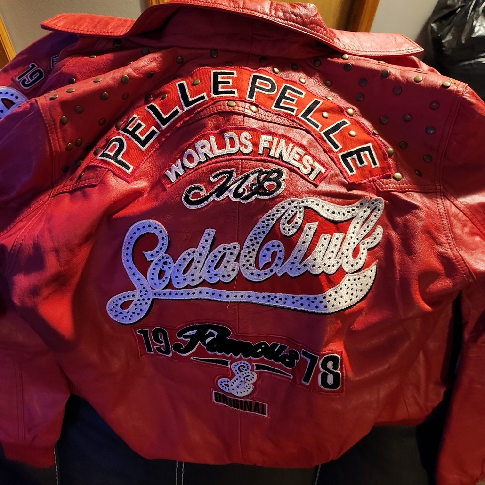 Pelle Pelle Mens XL Red jacket